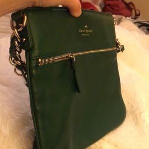 kate spade Bags - Kate Spade green leather shoulder bag kate spade Bags - Kate Spade green leather shoulder bag